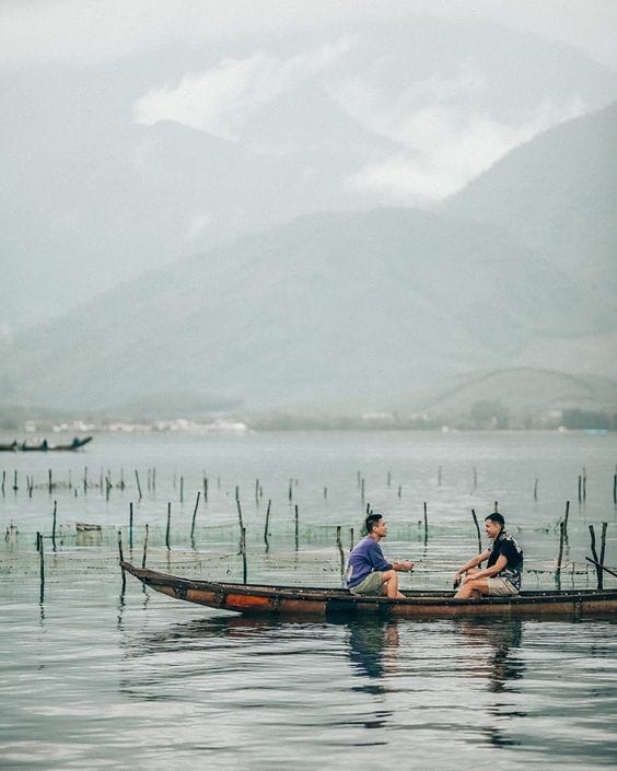 SUNSET ON TAM GIANG LAGOON